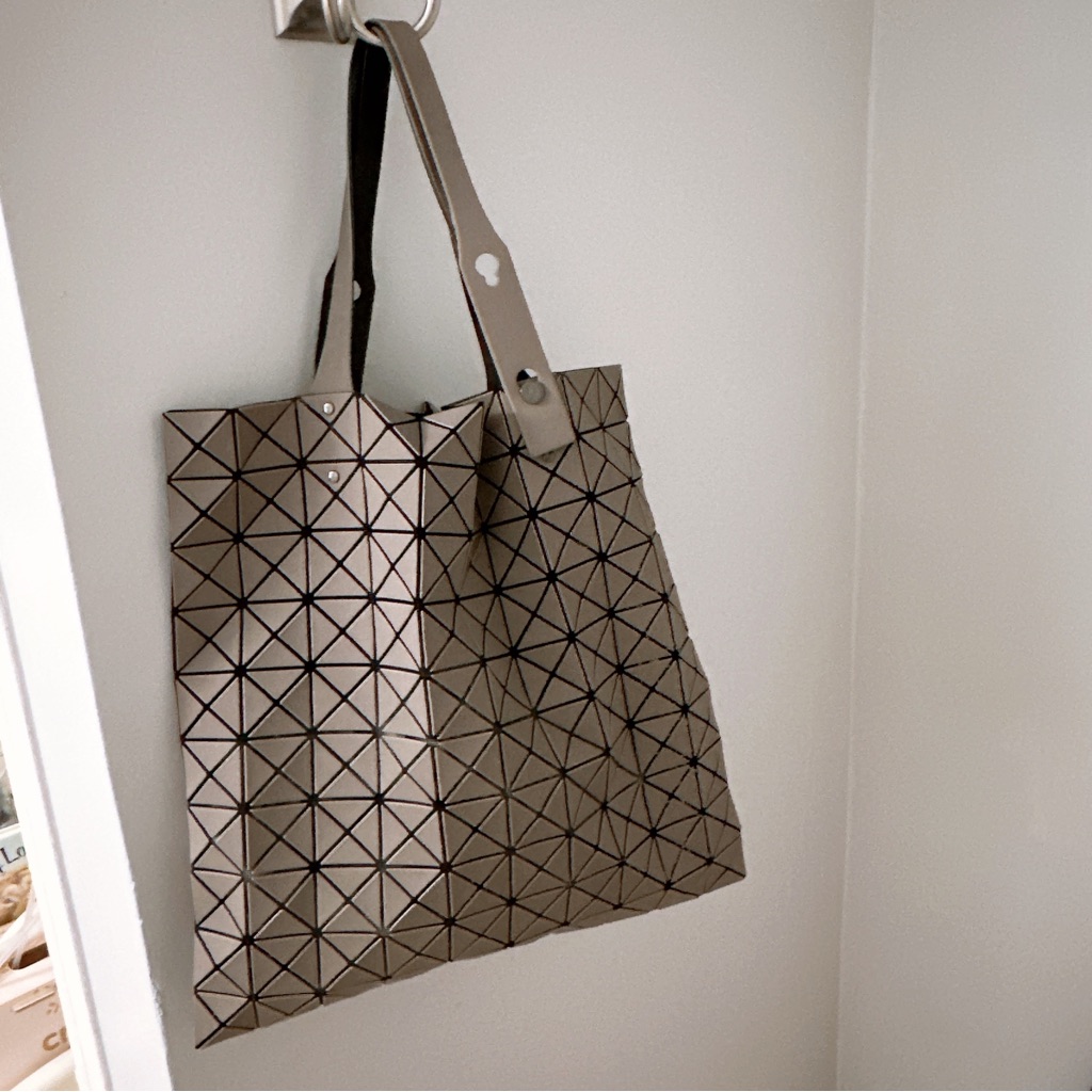 Bao Bao Issey Miyake Gray Prism Matte Tote